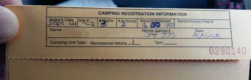 First-come First-served campground