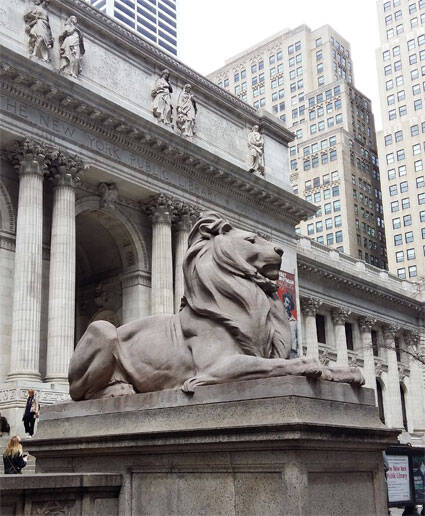 Fortitude - leeuw voor de NYPL