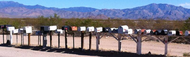 Rondreis Amerika zelf samenstellen | brievenbussen langs de weg