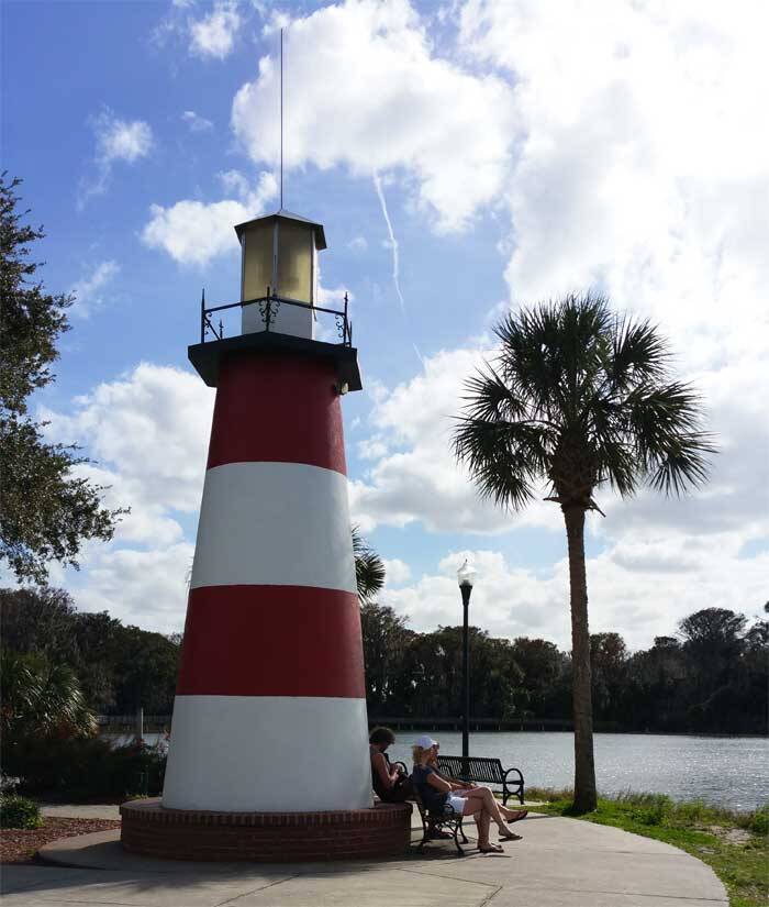 Klein lighthouse in Mount Dora - Florida - the sunshine state