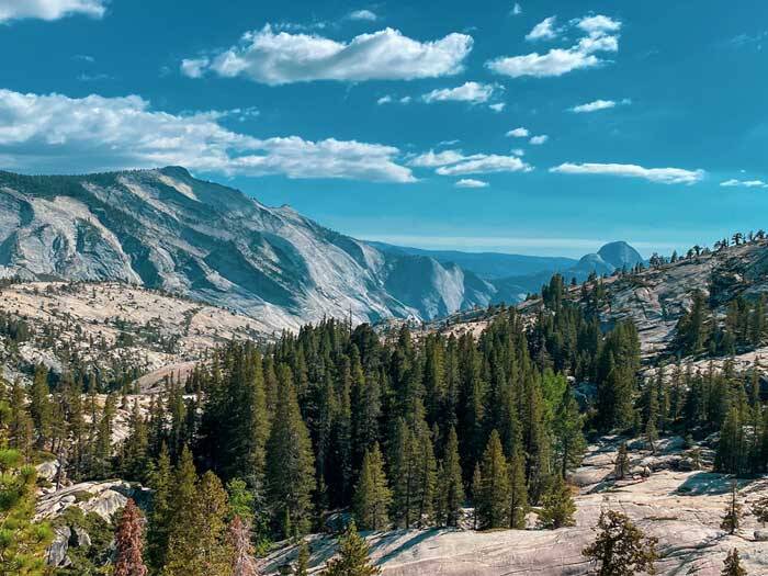 Olmsted Point vanaf Tioga Road