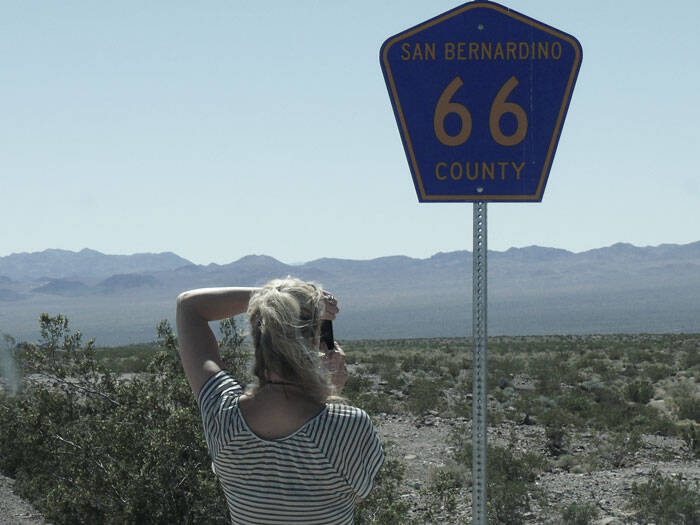 Langs Route 66  in de VS