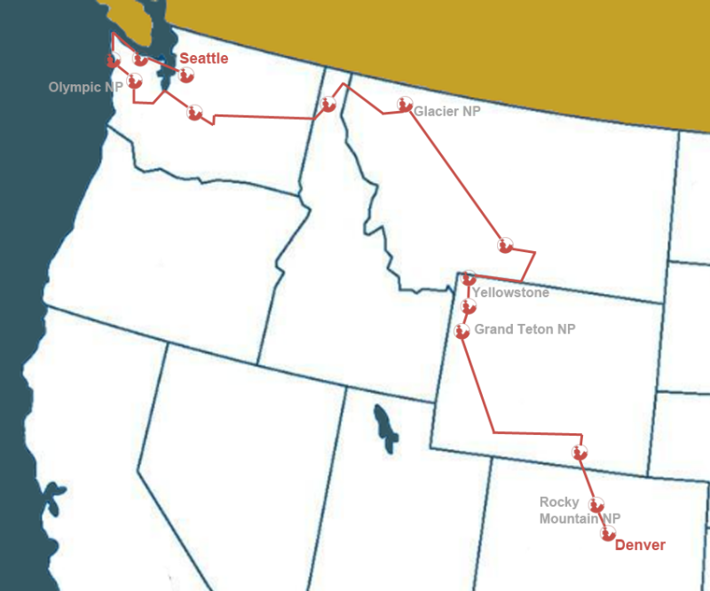 Rondreis Noordwest Amerika