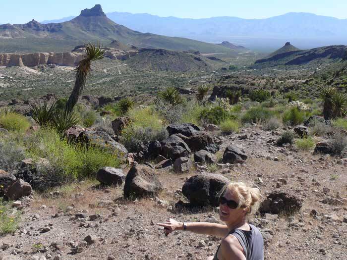 Sitgreaves Pass tussen Oatman en Kingman