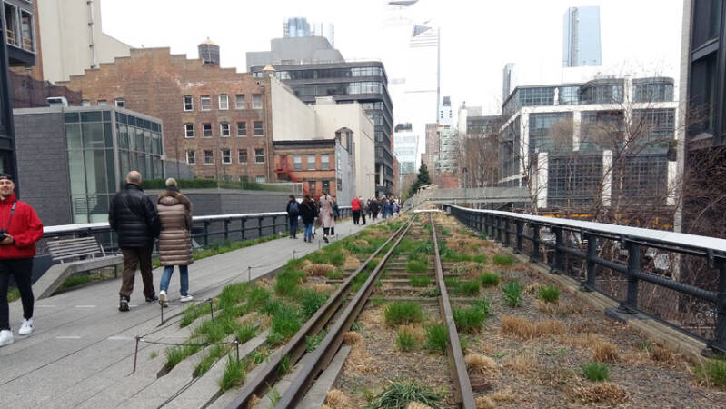 The High Line, een stadspark in New York City