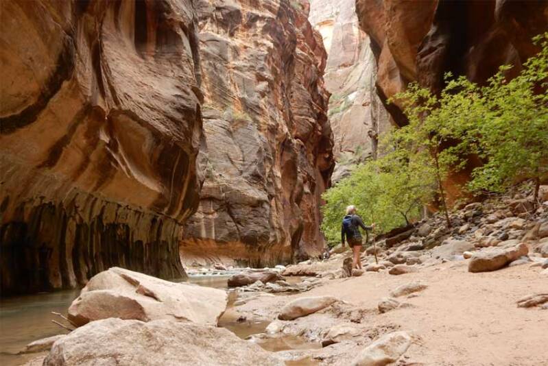 The Narrows wandeling in Zion National Park
