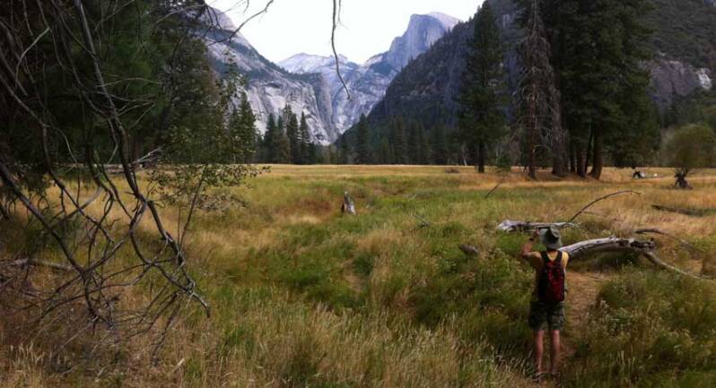 Meadow Valley Floor Loop met uitzicht op Half Dome