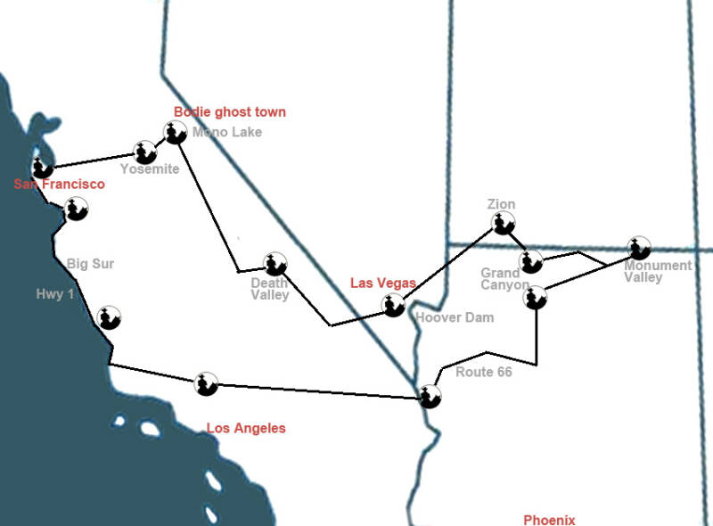 Rondje San Francisco met de camper