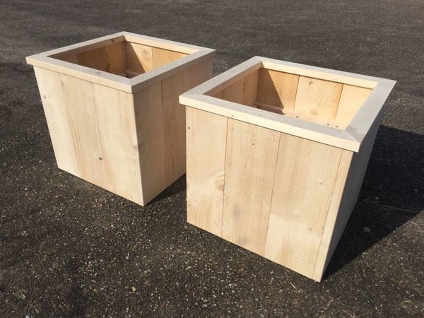 Steigerhouten Plantenbak Vierkant