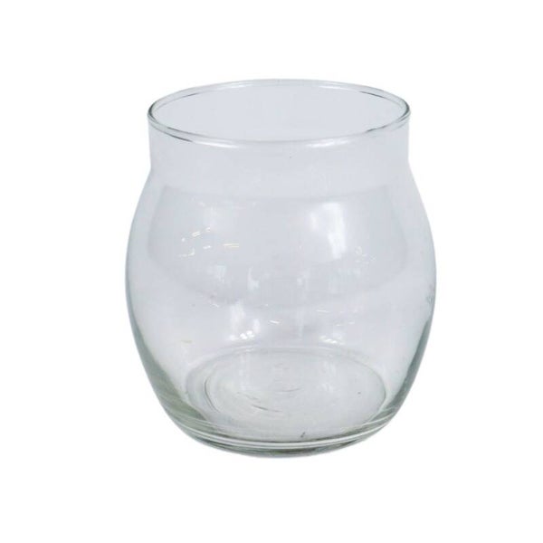 Theelicht glas ø9,7cm hoogte 10cm