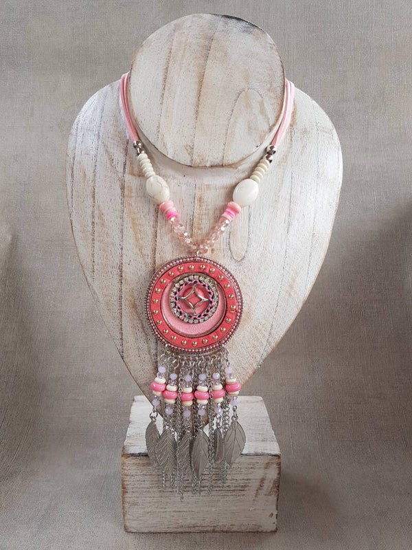Pink feather