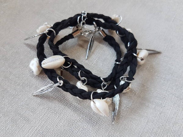 Shells and feathers