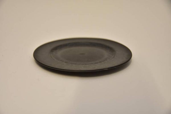 Bord plat grijs ø15 x 1 cm