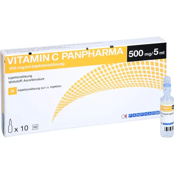 PanPharma Vitamin C 5000mg Ampules for injection (5mlx10)
