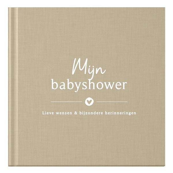 Mijn babyshower - invulboekje