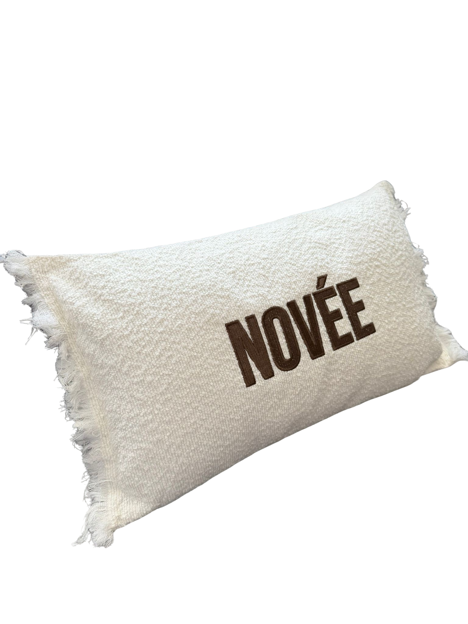 Kussen bouclé offwhite