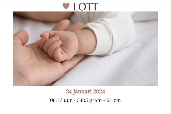 Gepersonaliseerd geboorte glaswerk - met foto