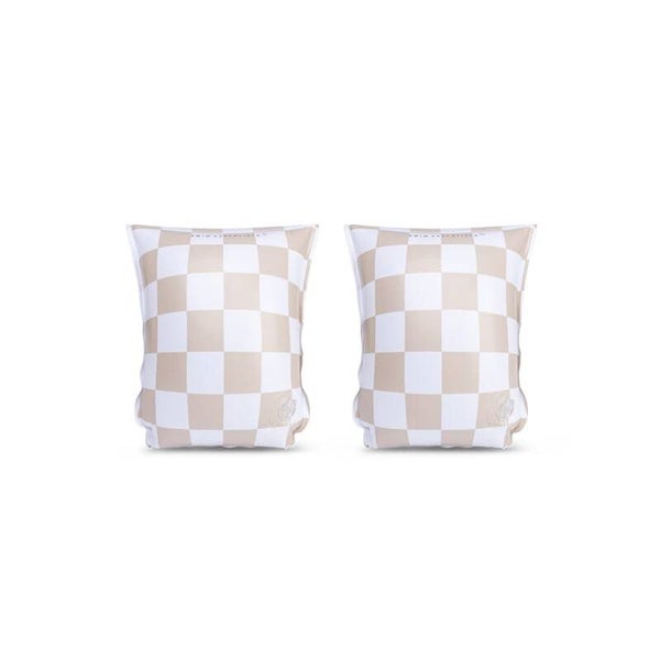 Swim Essentials | Checkmate | Beige Zwembandjes