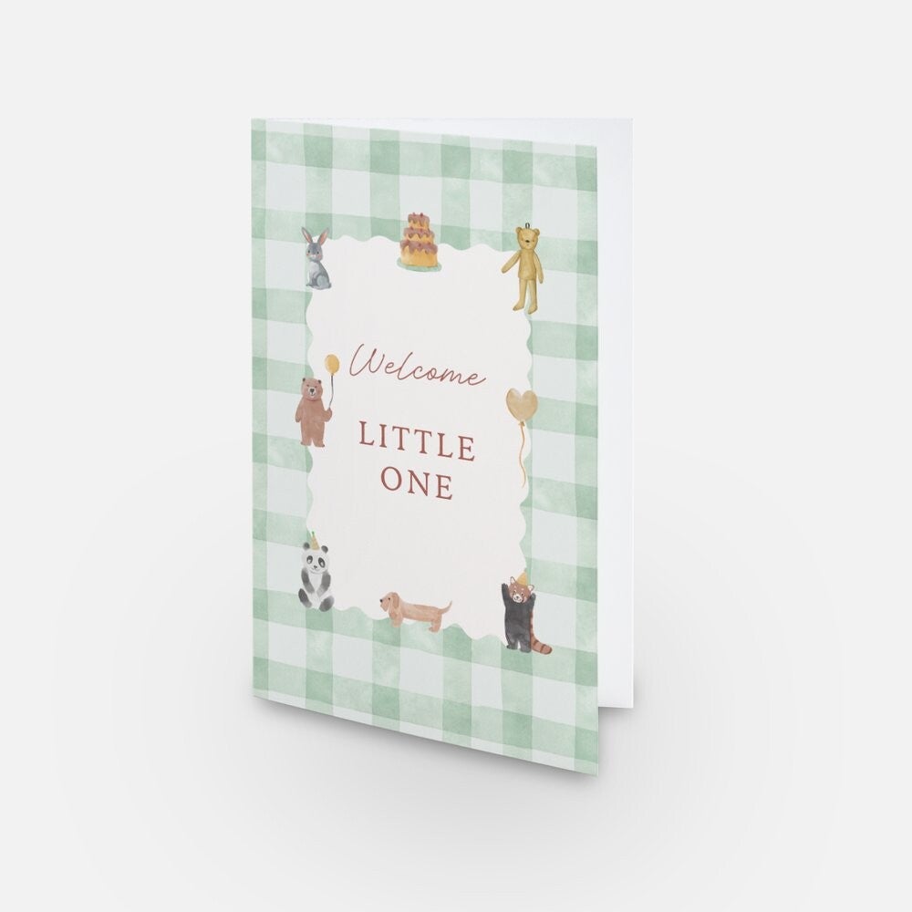 Geboortewenskaart - Feestje