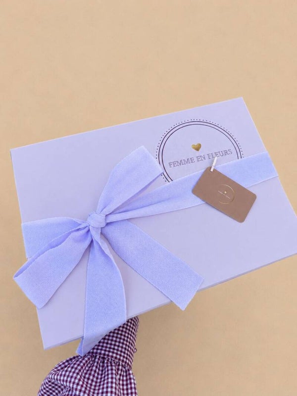 Luxe cadeaubox lila