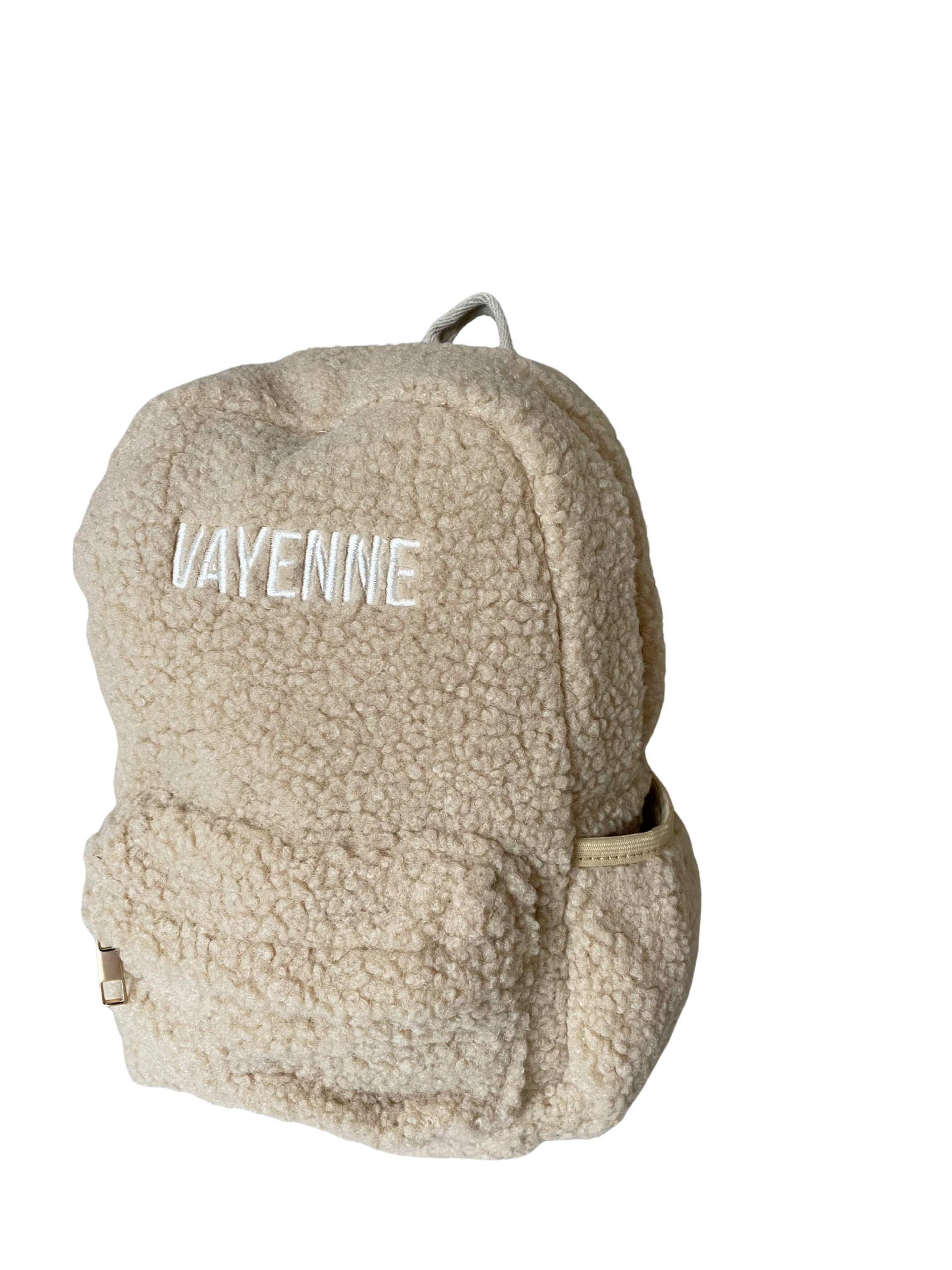 Rugzak teddy beige