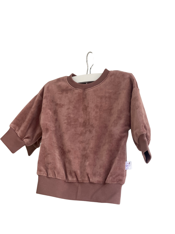 Oversized Sweater - Velours Mauve