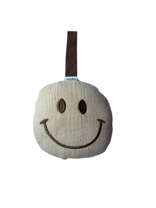 Smiley Accessoire voor Speen - Mousline - Beige