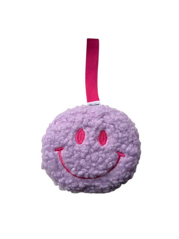 Smiley Accessoire voor Speen - Teddy - Lila