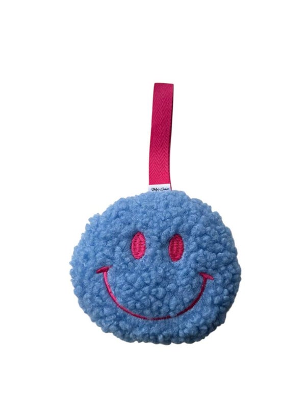 Smiley Accessoire voor Speen - Teddy - Blauw
