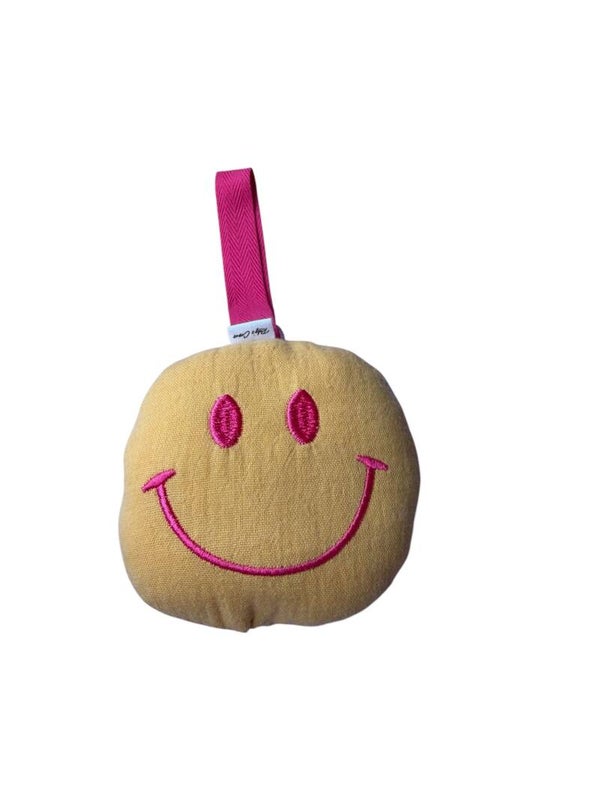 Smiley Accessoire voor Speen - Mousline - Geel