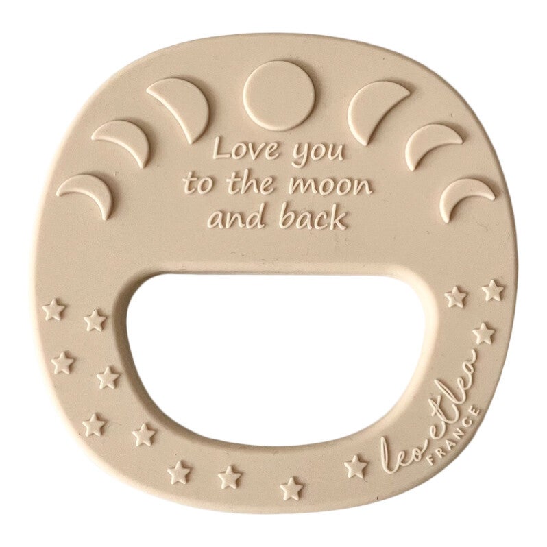 Moon bijtring beige