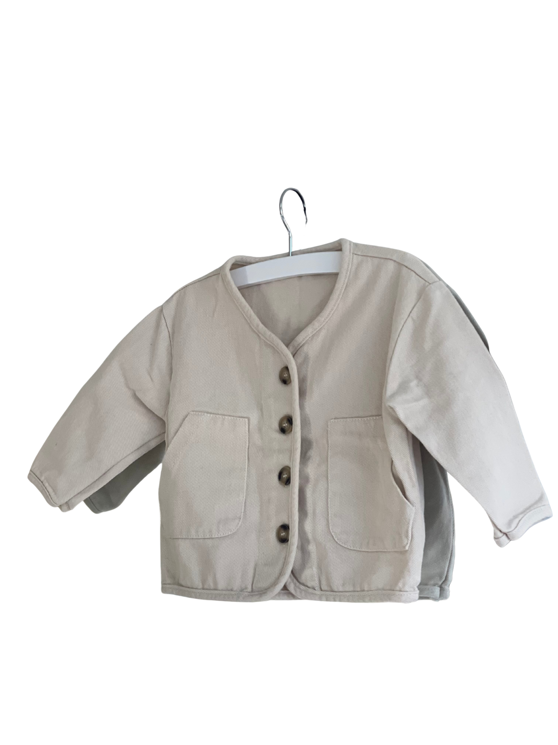 Beige spijkerjasje