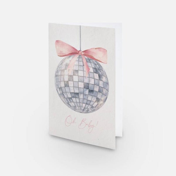 Geboortewenskaart - Discobal