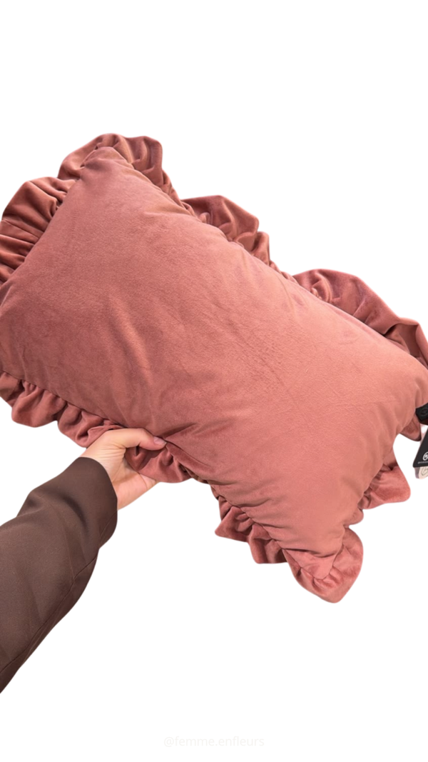 Kussen Ruffle - Roze