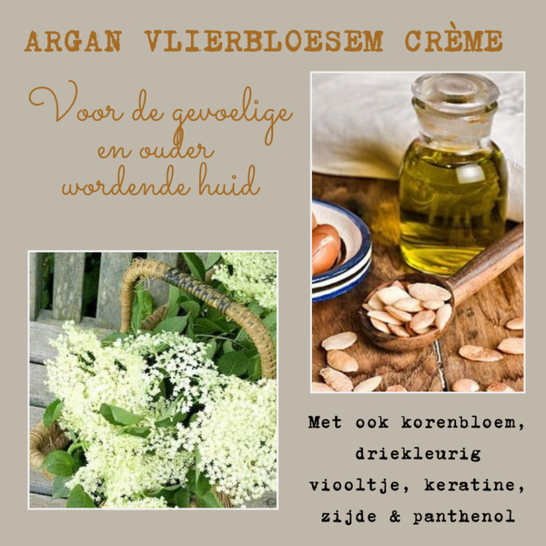 Argan Vlierbloesem gezichtscreme