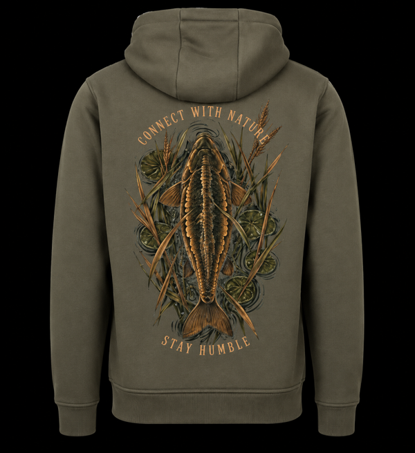 Stay Humble Hoodie - olive
