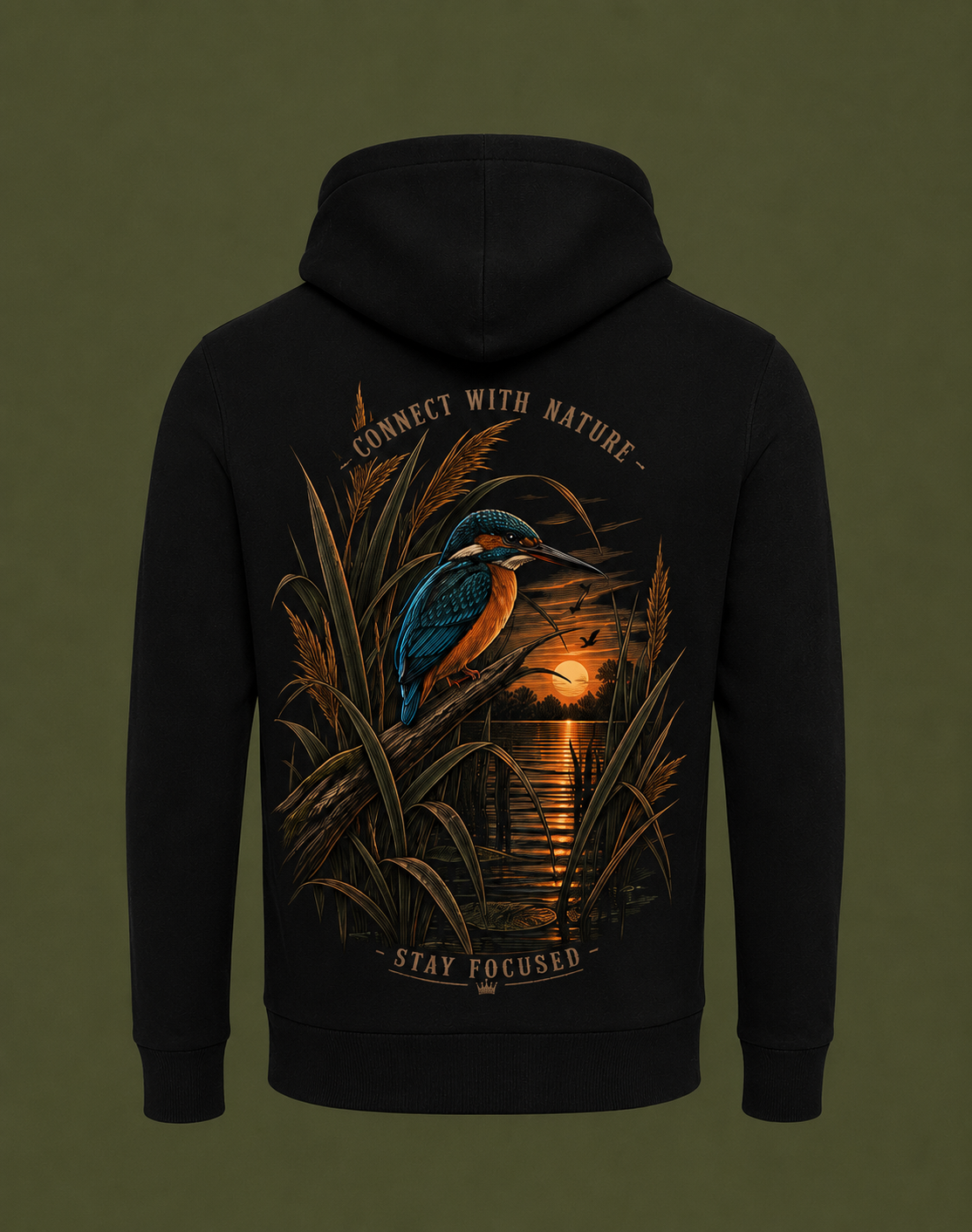 Stay Focused Hoodie - black