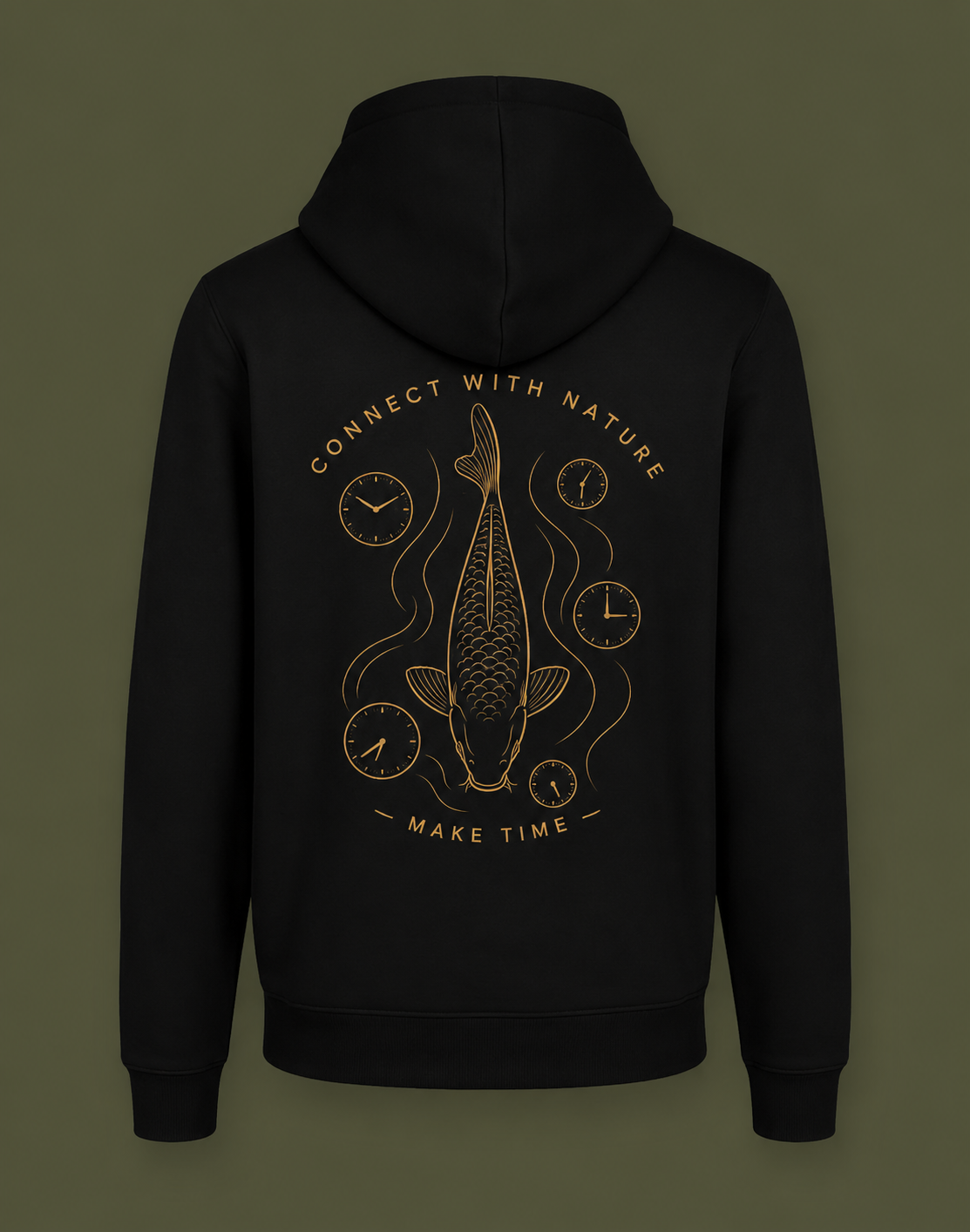 Make Time Hoodie - black