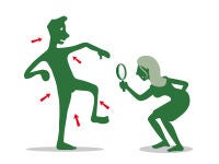 Zakmes met tekentang