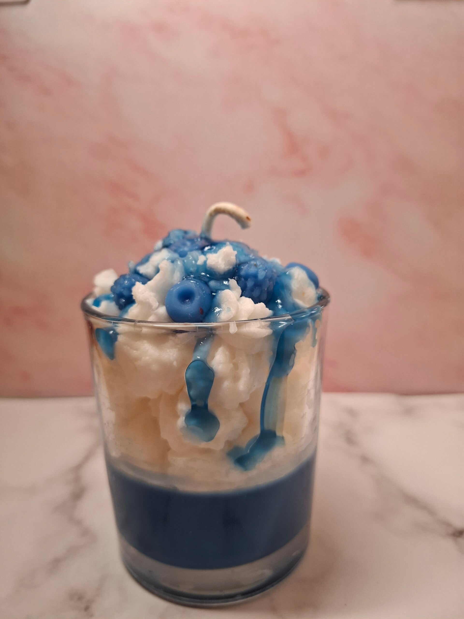 Blueberry Dream Dessertkerze
