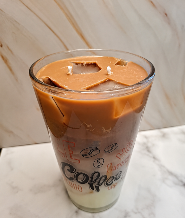 Eiskaffee kerze| Handmade