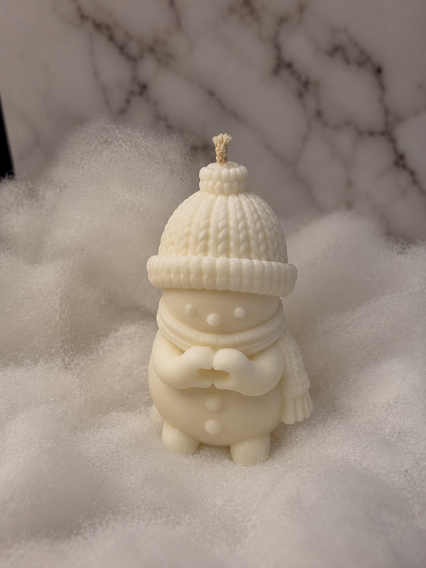 Schneeman-kerze