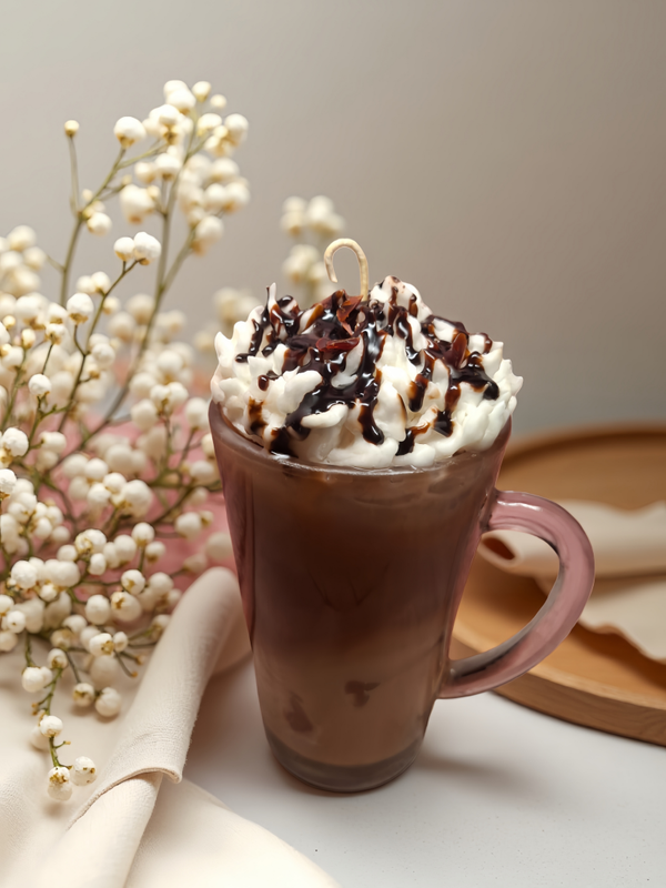 Schoko-milchshake kerze
