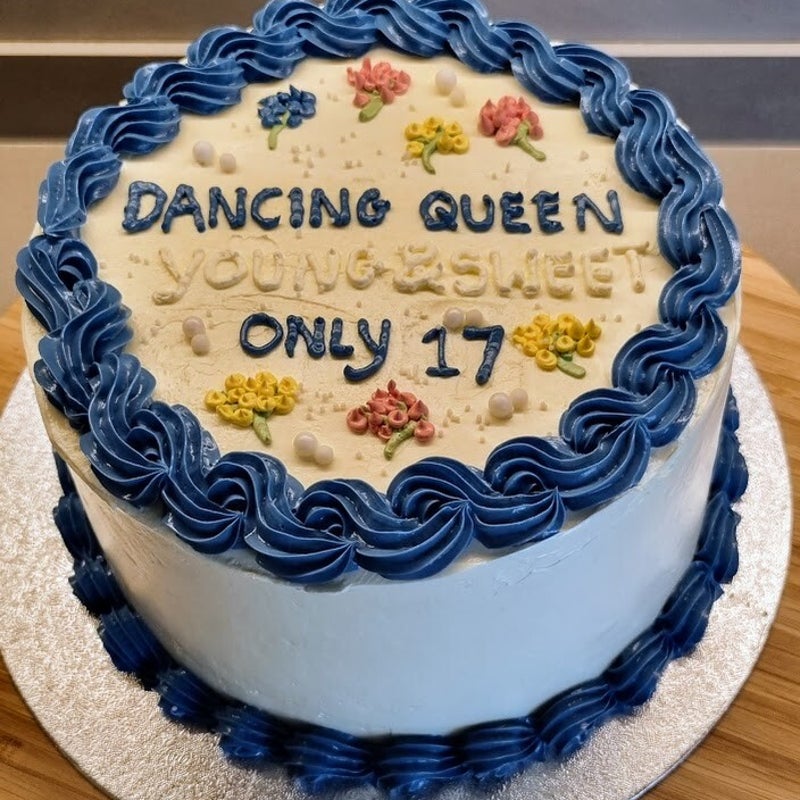 Verjaardagstaart dancing queen