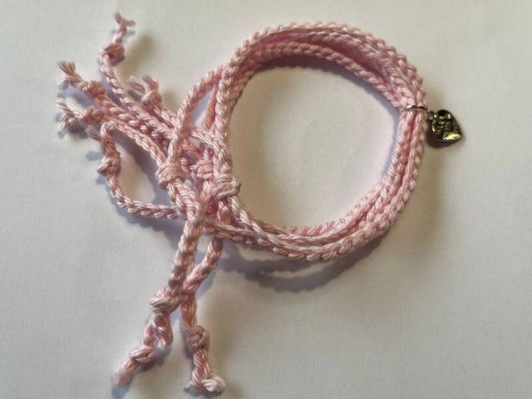 Powder pink armbandjes