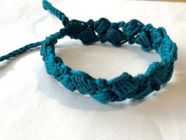 Dark Teal armbandje Poppy