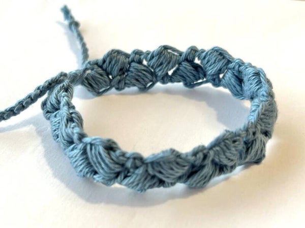 Denim armbandje Poppy