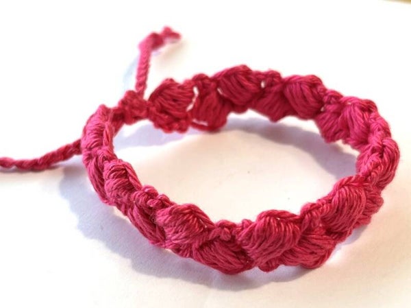 Fushia armbandje Poppy