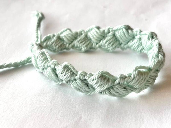 Silver Green armbandje Poppy