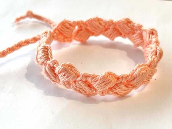 Zalm armbandje Poppy